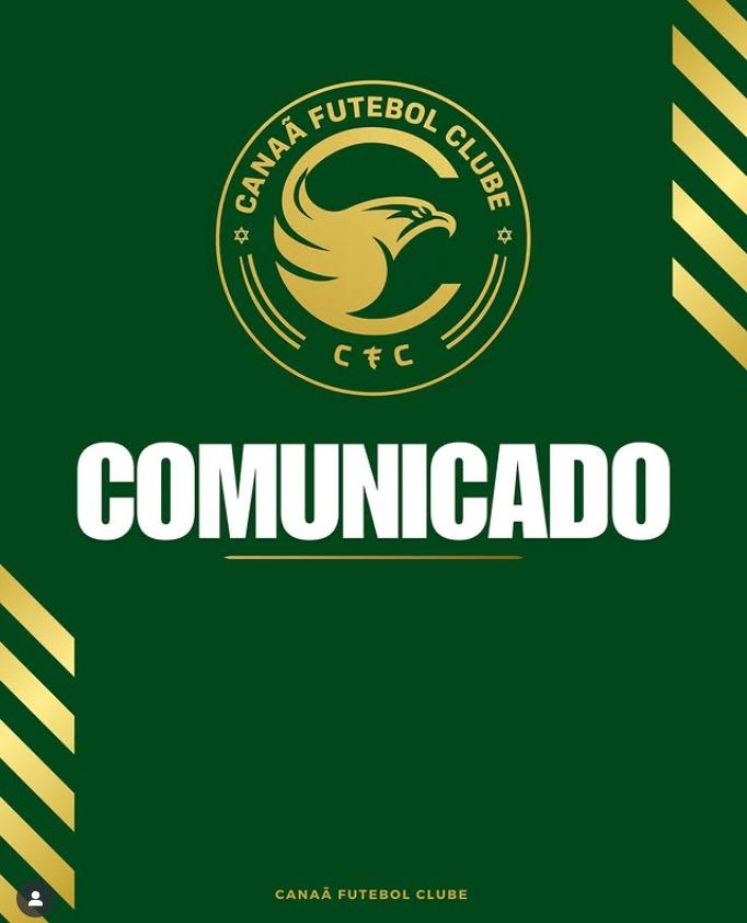 Canaã FC tem jogos transferidos para Castanhal e se manifesta por meio de nota oficial