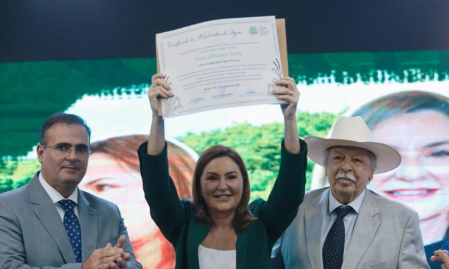 Em Belém, Hana Ghassan recebe título de madrinha do agro paraense durante 63º Encontro Ruralista