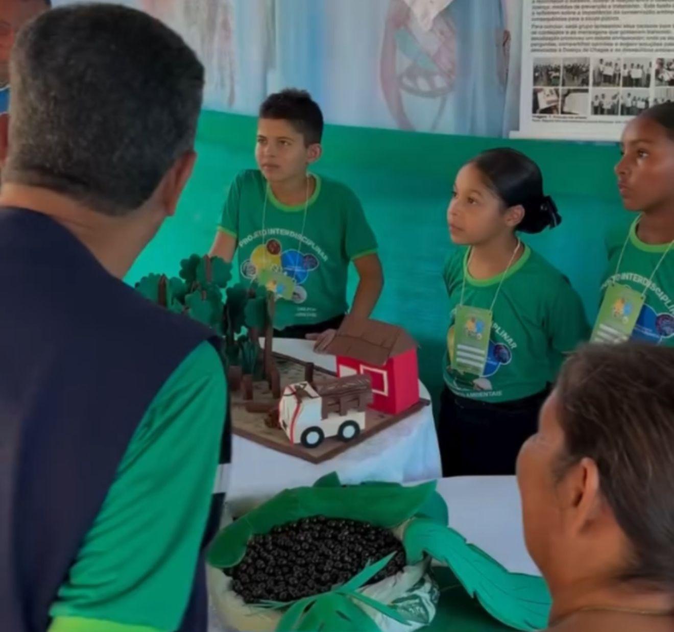 Ensino que transforma! Alunos de Novo Repartimento dão show em projeto sobre meio ambiente