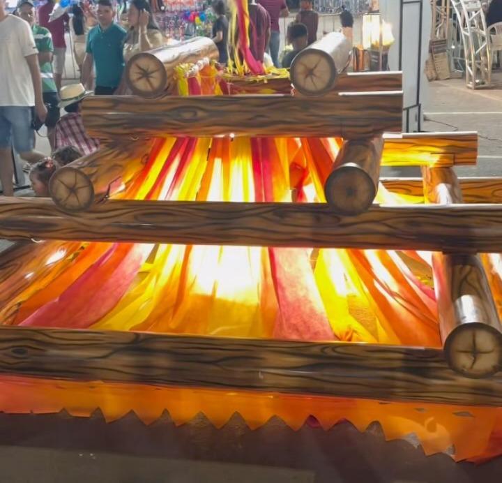 Tá linda demais! Decoração do Festival Junino de Itupiranga encanta população