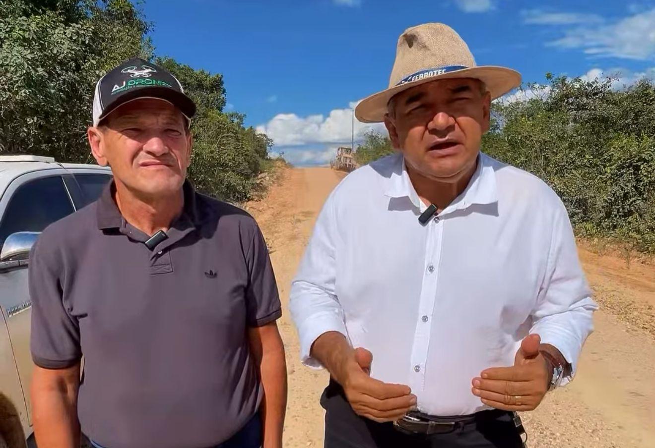 Vandin acelera o progresso em Água Azul do Norte com recuperação das estradas vicinais