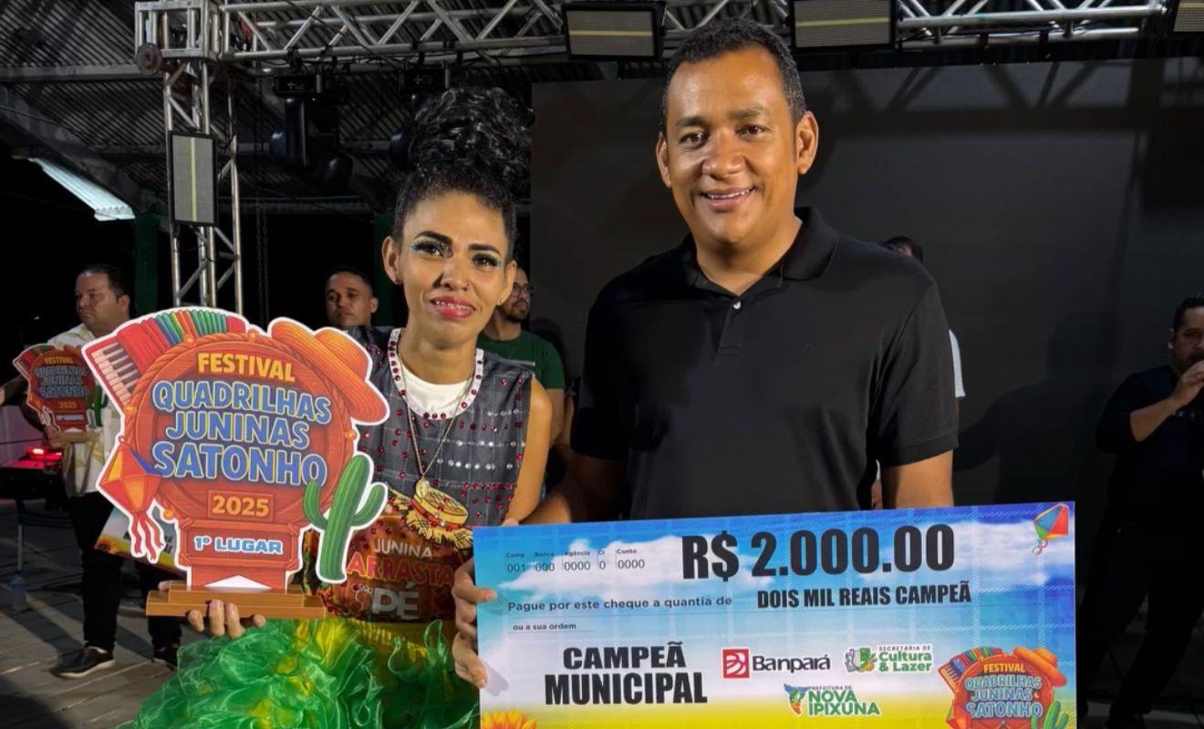 VÍDEO: Arrasta Pé Caipira vence a competição de Quadrilhas do Festival Junino de Nova Ipixuna
