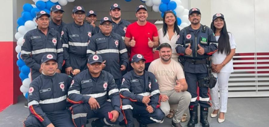 Flávio Mezzomo reinaugura prédio do SAMU com estrutura totalmente reformada