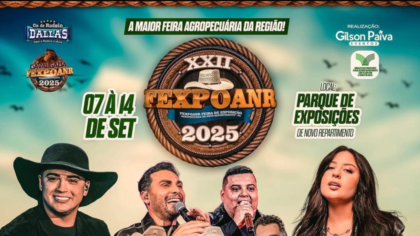 Novo Repartimento se prepara para a 22ª edição da Fexpoanr com atrações nacionais imperdíveis