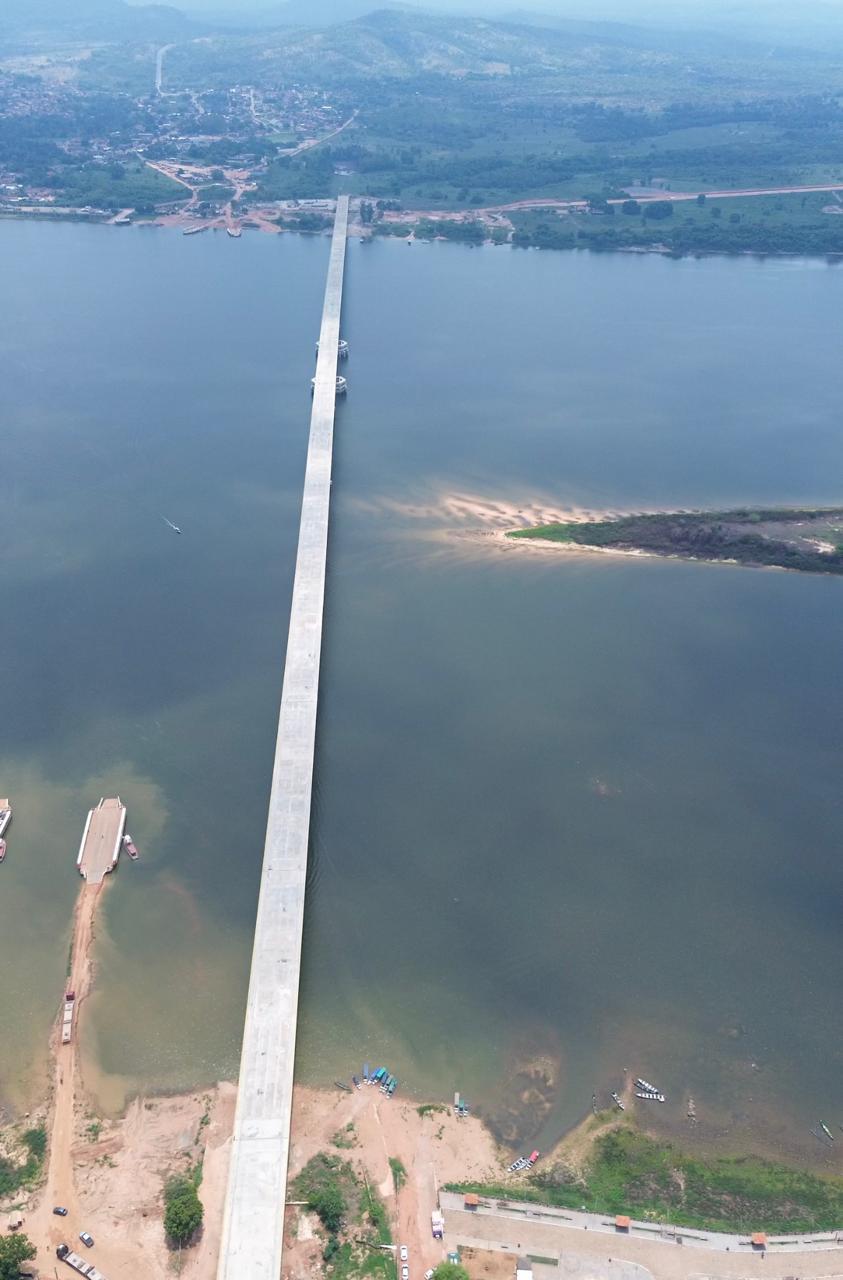 Sem cabeceiras, ponte sobre o Rio Araguaia em São Geraldo não tem previsão de ser inaugurada