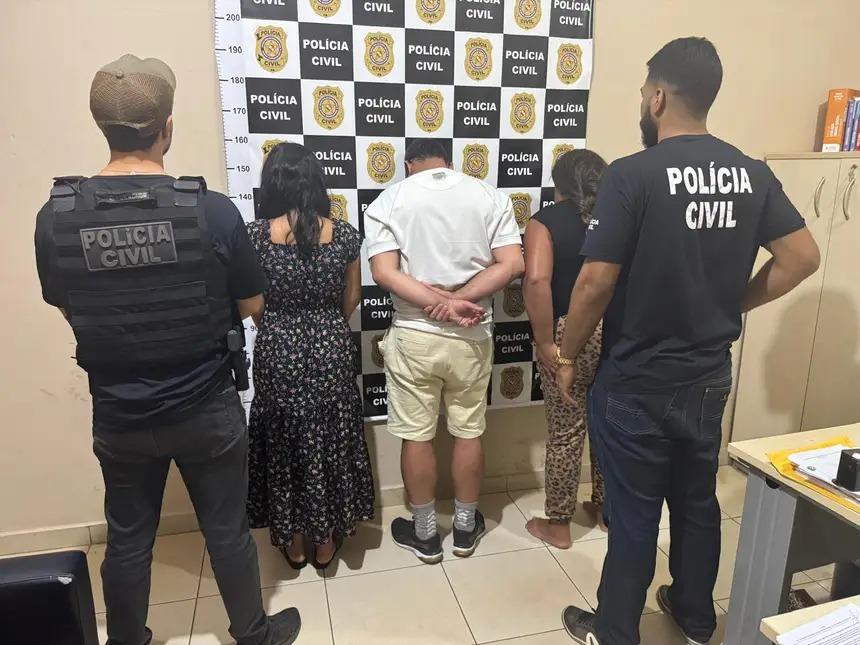 Trio é preso por tráfico de pessoas com fins de adoção ilegal em Conceição do Araguaia