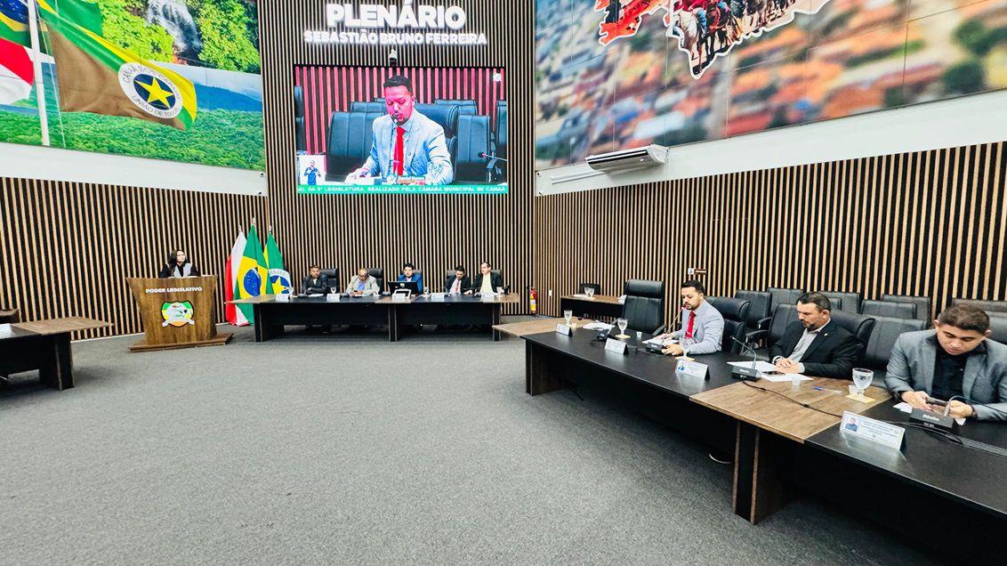 Câmara Municipal de Canaã dos Carajás aprova Projeto de Lei e duas indicações na 23ª Sessão Ordinária de 2025