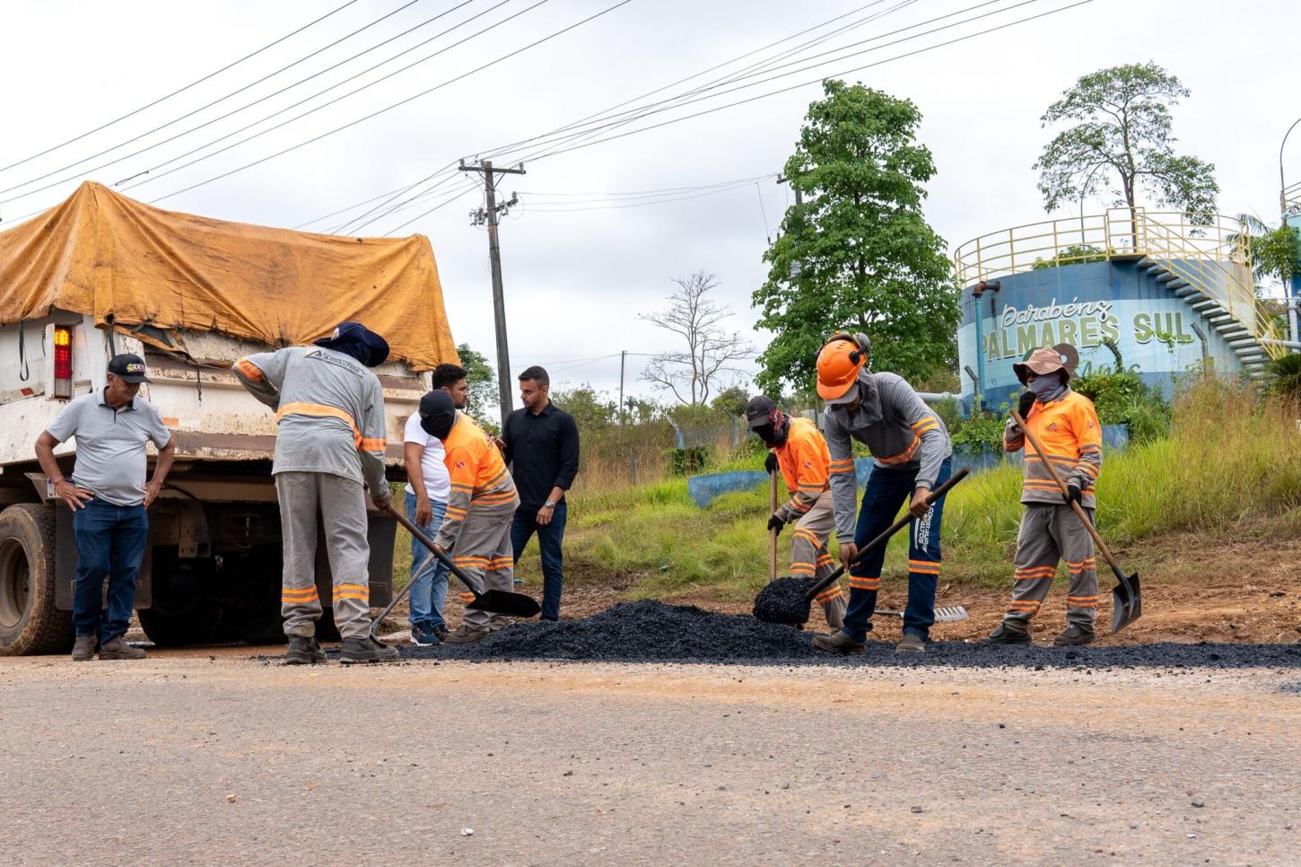 Operação Buraco Zero avança na estrada que liga Palmares Sul a Palmares II