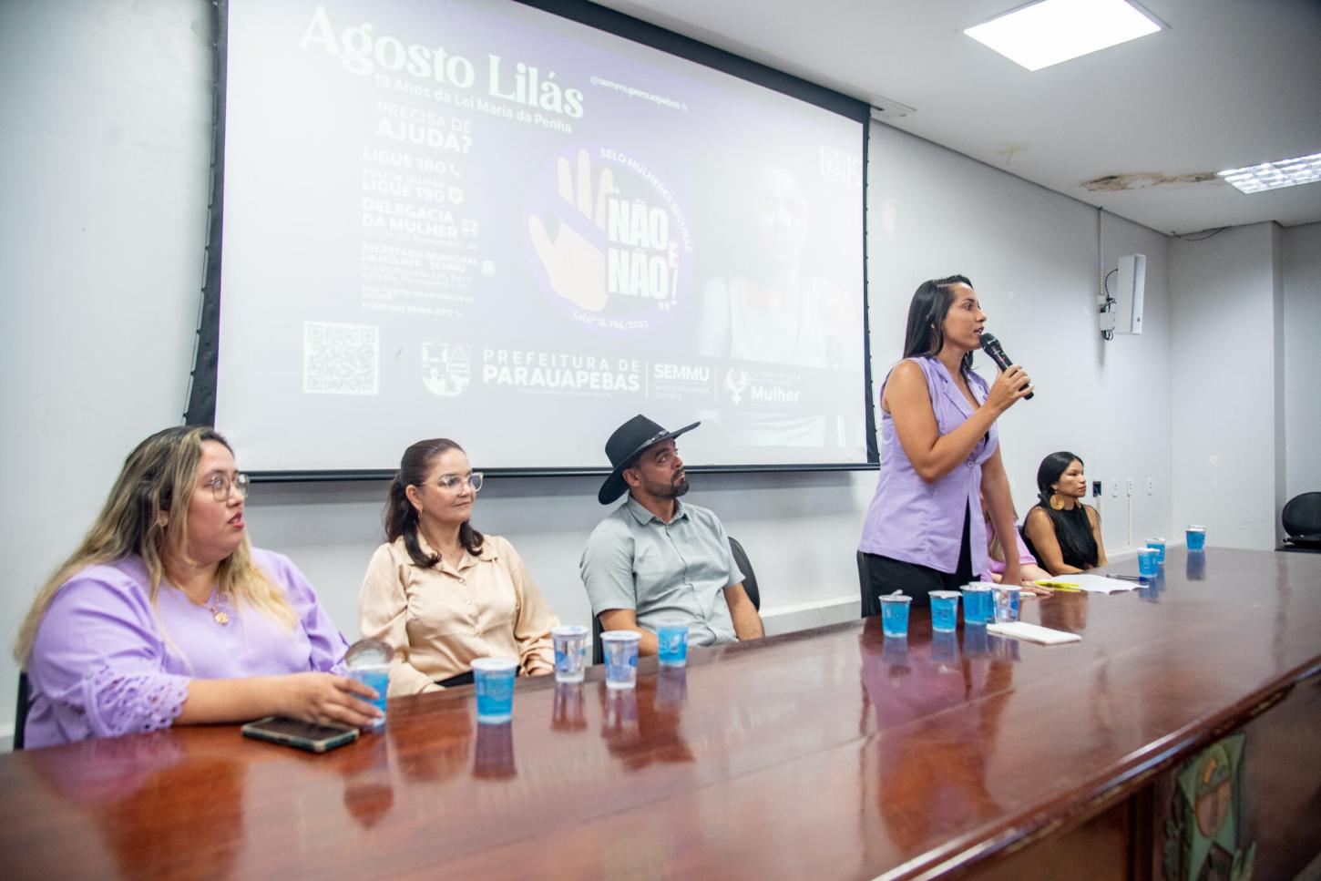 Parauapebas dá início ao Agosto Lilás com foco no combate à violência contra a mulher