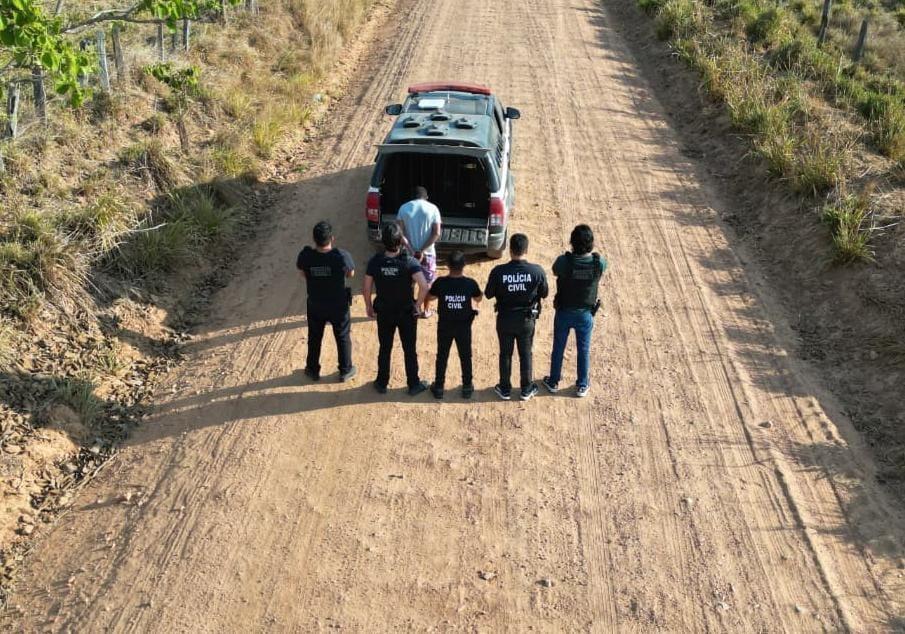 Polícia Civil prende homem foragido há 15 anos em Água Azul do Norte