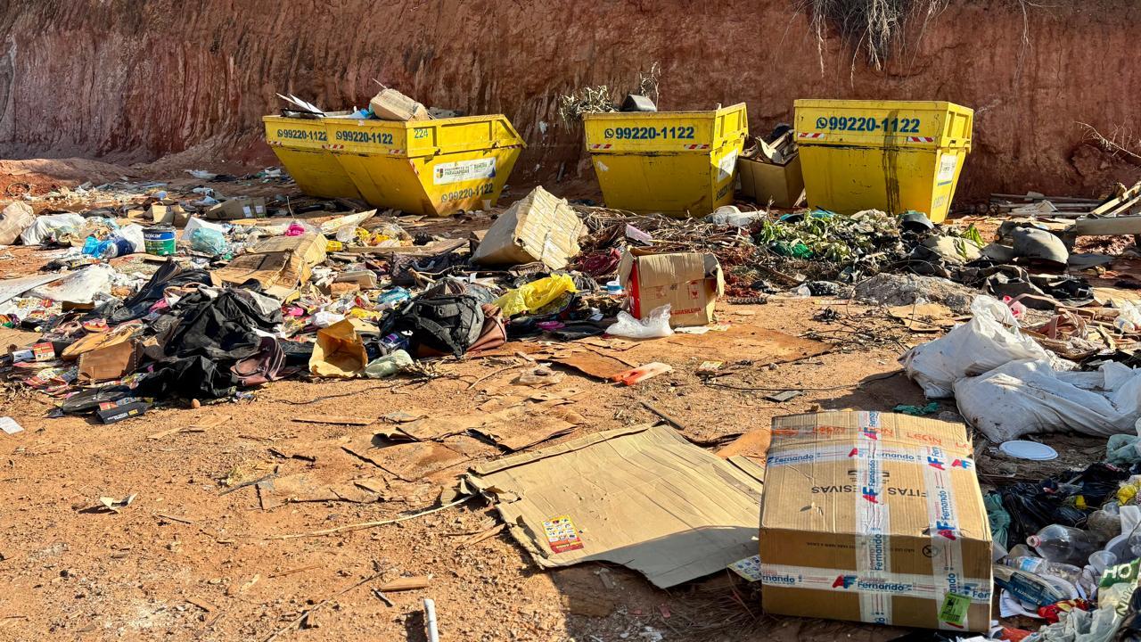 Prefeitura reforça alerta sobre descarte irregular de lixo e entulhos em Parauapebas