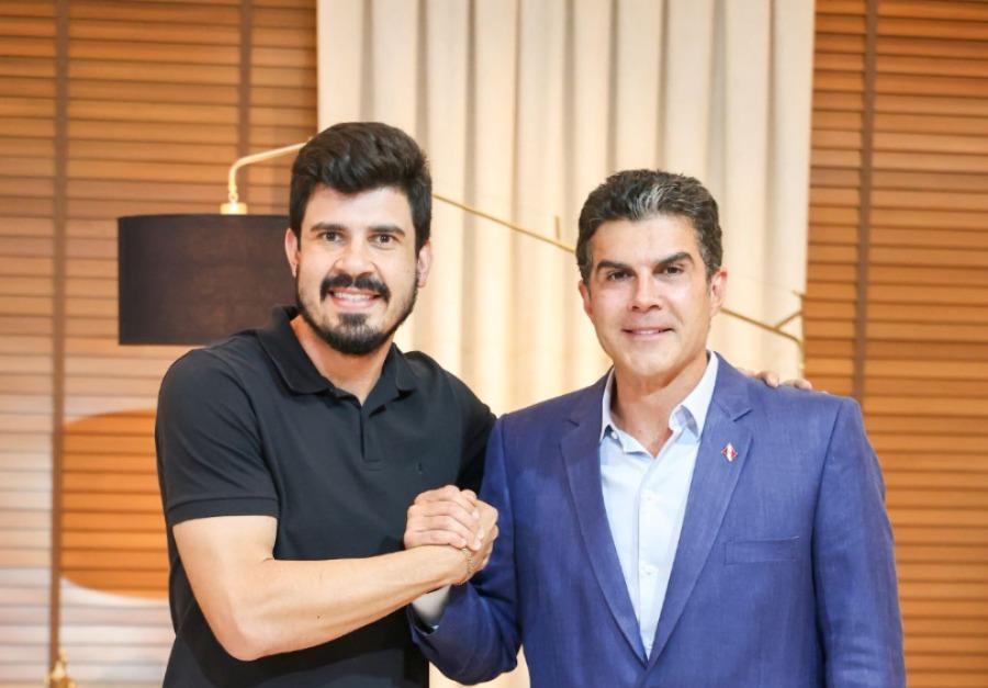 André Rezende se reúne com Helder Barbalho em busca de avanços para Pacajá e municípios da AMUT