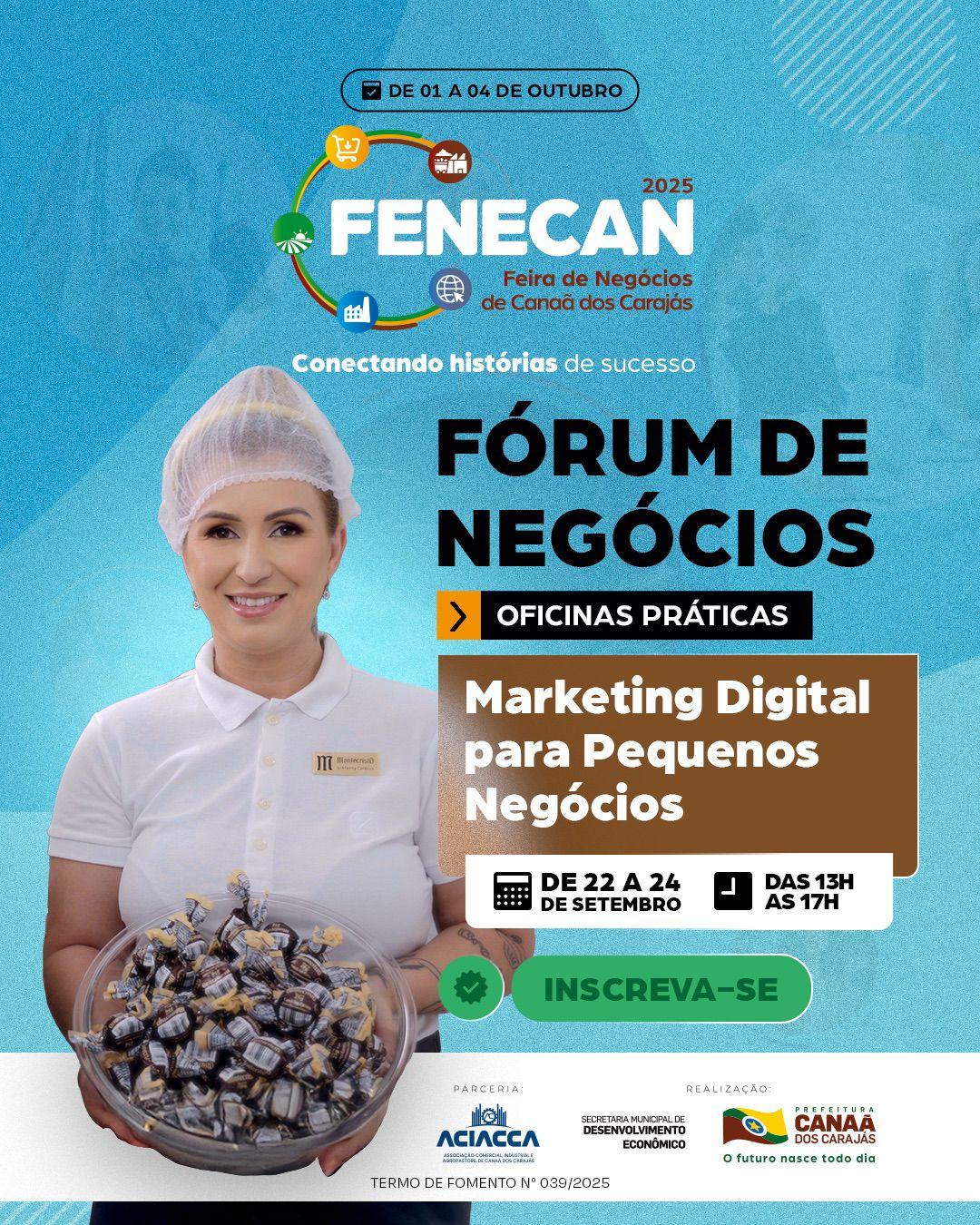 Curso presencial de marketing digital para pequenos negócios