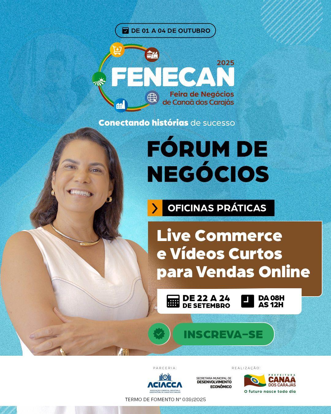 Curso presencial: Live Commerce e vídeos curtos para vendas online