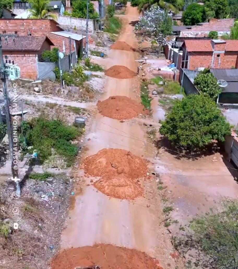 Estrada do Pontão e Bairro Tanaka recebem melhorias de infraestrutura da gestão Osvaldinho