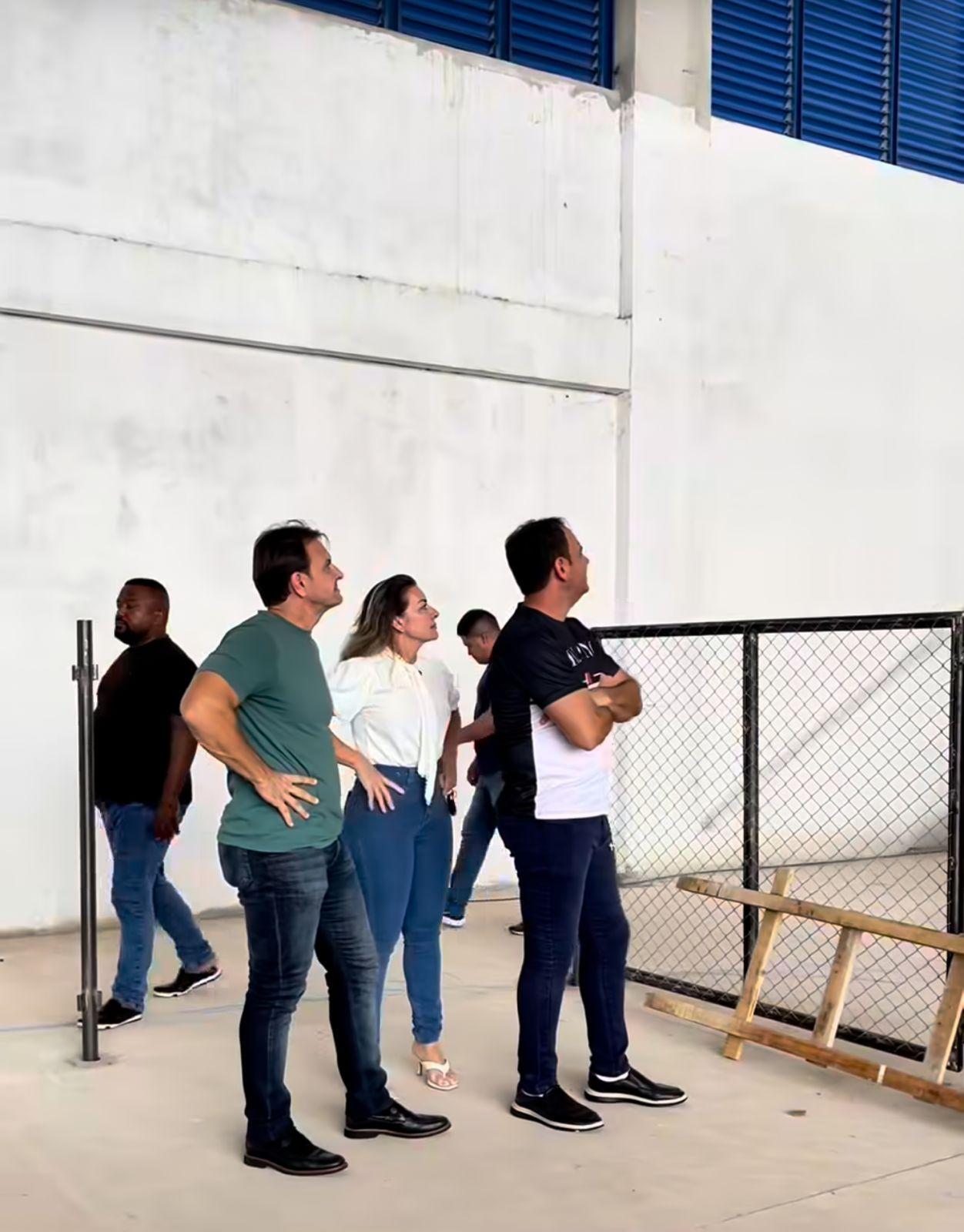 Flávio Mezzomo inicia semana vistoriando grandes obras que seguem avançando em Breu Branco