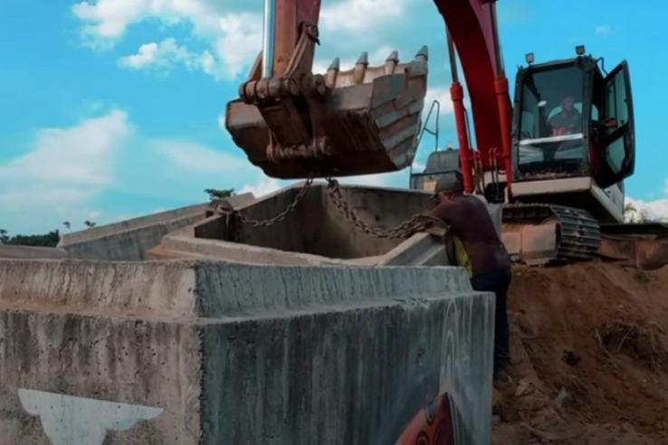 Gestão Júlio e Alessandro inovam em Ourilândia do Norte com construção de pontes com aduelas
