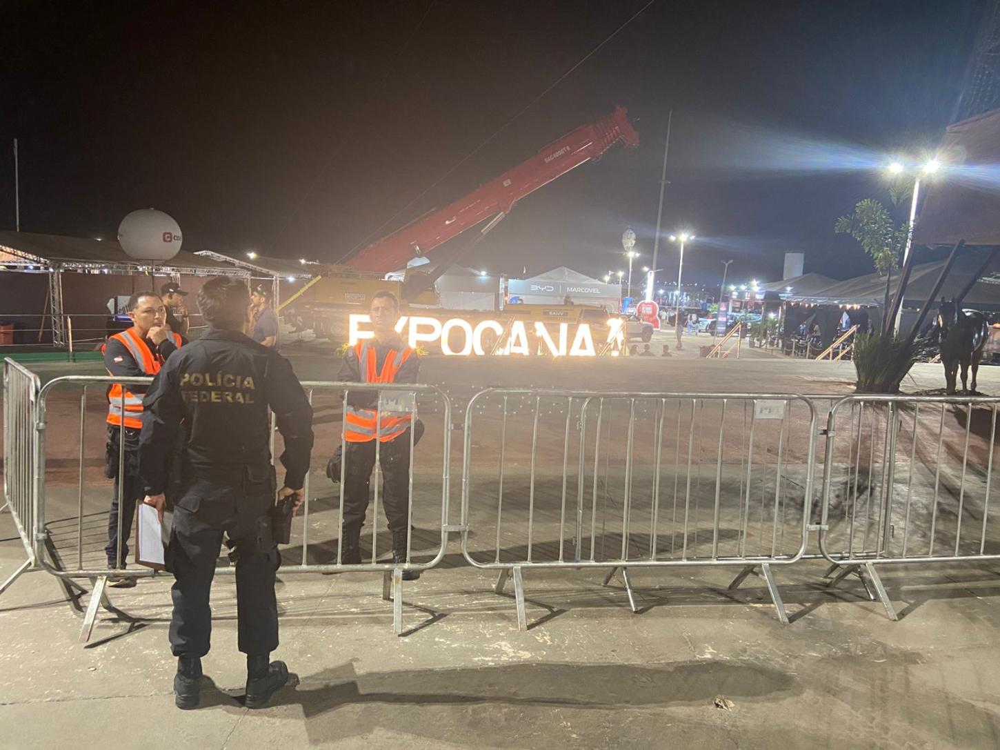 Polícia Federal fiscaliza segurança da ExpoCanaã