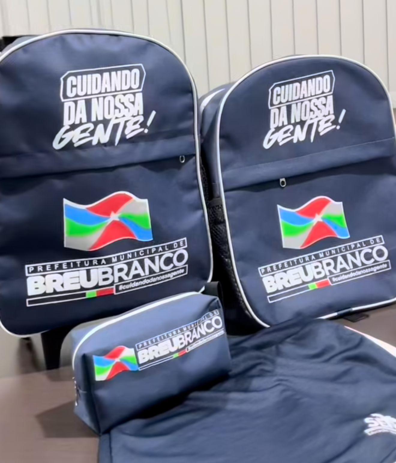 VÍDEO: Flávio Mezzomo apresenta o novo kit escolar dos estudantes de Breu Branco