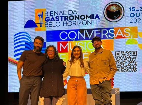 Prefeita de Canaã apresenta políticas públicas e ganha reconhecimento Internacional no Fórum de Gastronomia