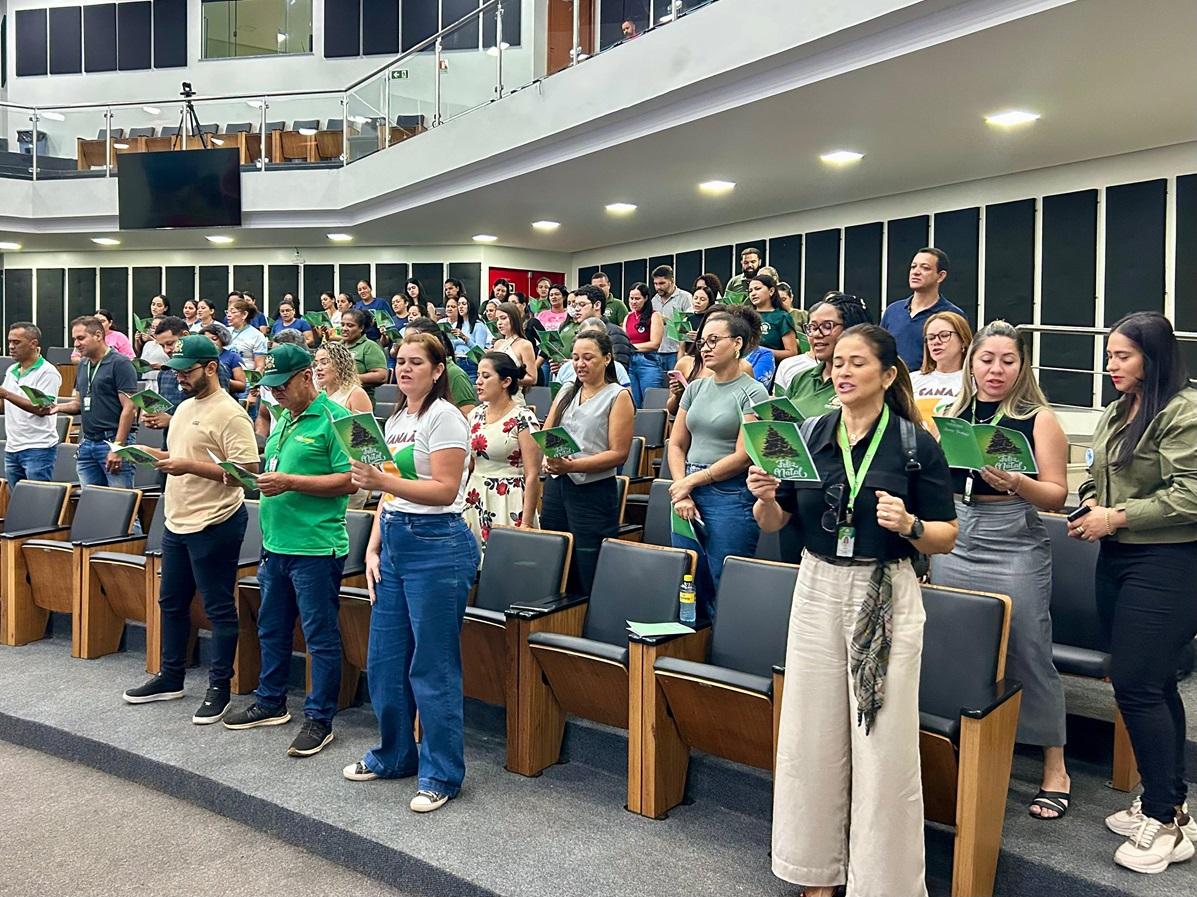 Servidores da Câmara Municipal ensaiam para Cantata de Natal 2025