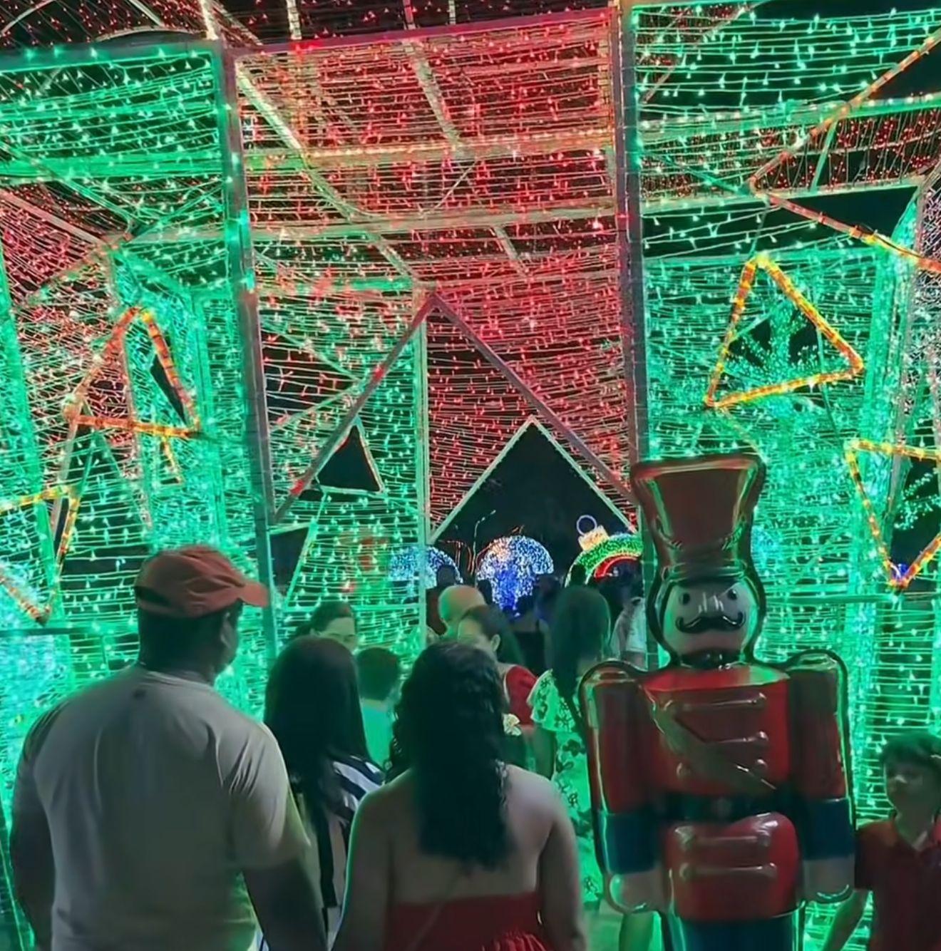 Estação Natal de Redenção transforma a cidade em um verdadeiro encanto natalino
