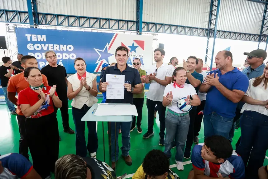 Governo do Pará entrega Bosque Municipal e duas quadras poliesportivas em Ulianópolis