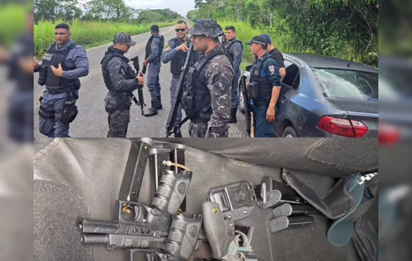Três PMs do Pará são presos por sequestro e roubo na divisa com o Maranhão
