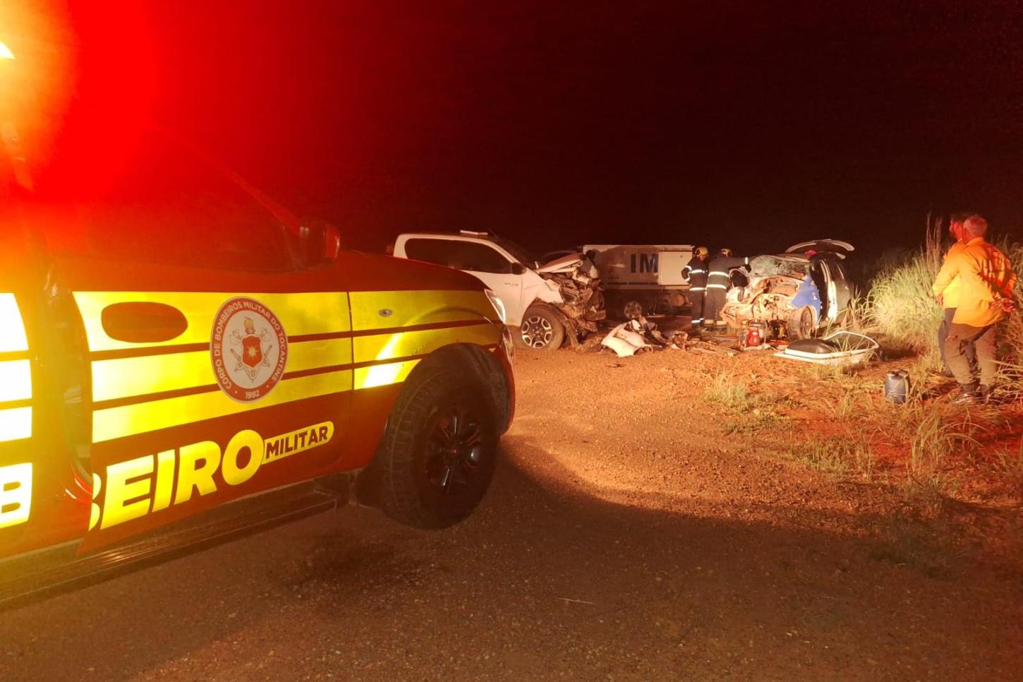 Acidente grave no Tocantins deixa dois mortos e cinco feridos