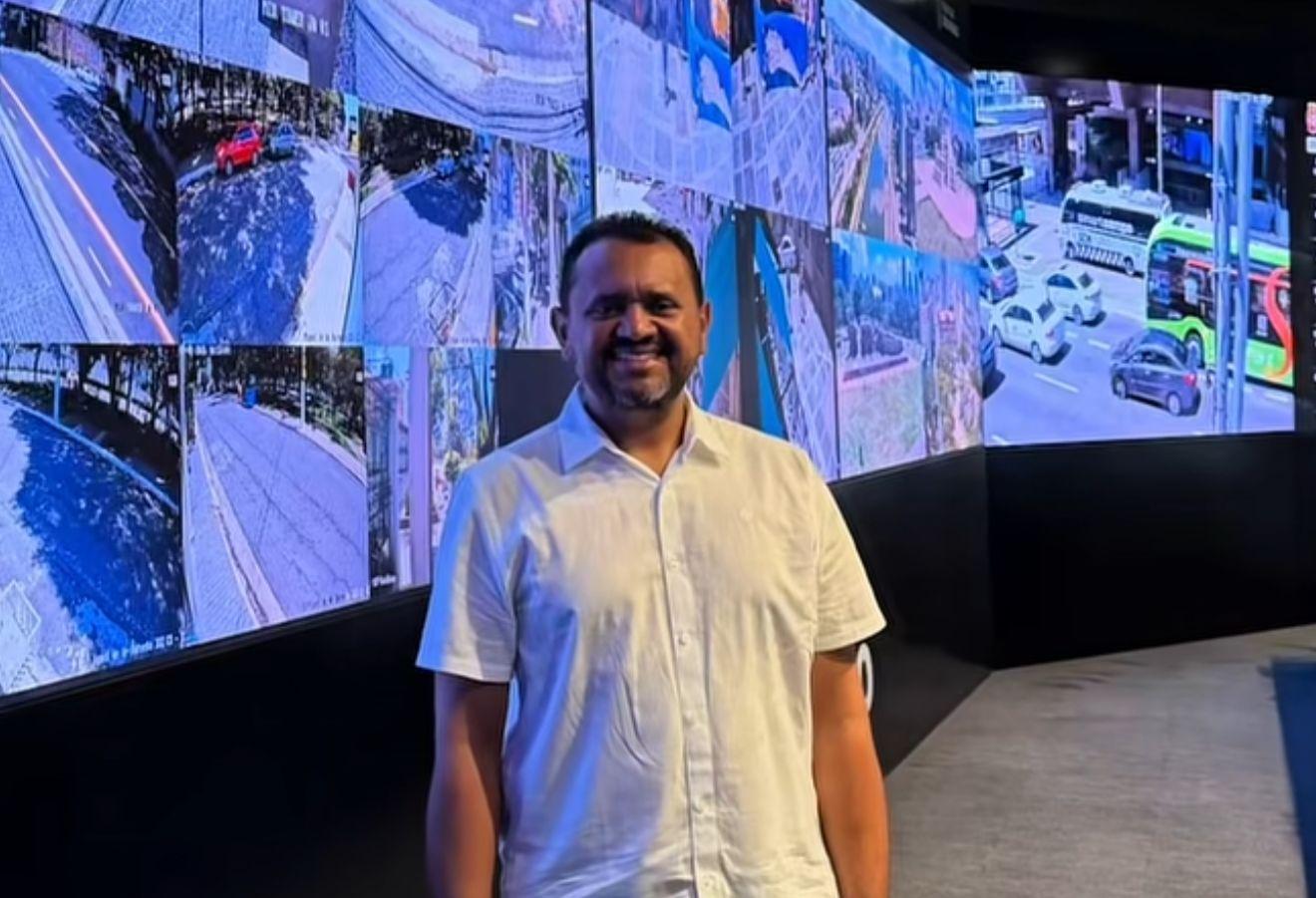 Dr. Rener visita o Smart Sampa em busca de inovação na segurança pública de Redenção