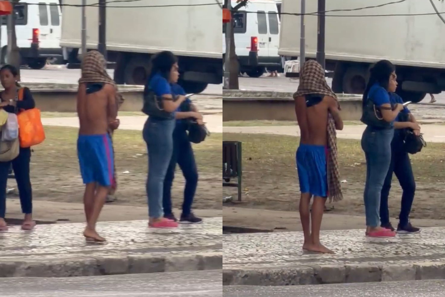 Morador em situação de rua rouba mulher em parada de ônibus no centro de Belém