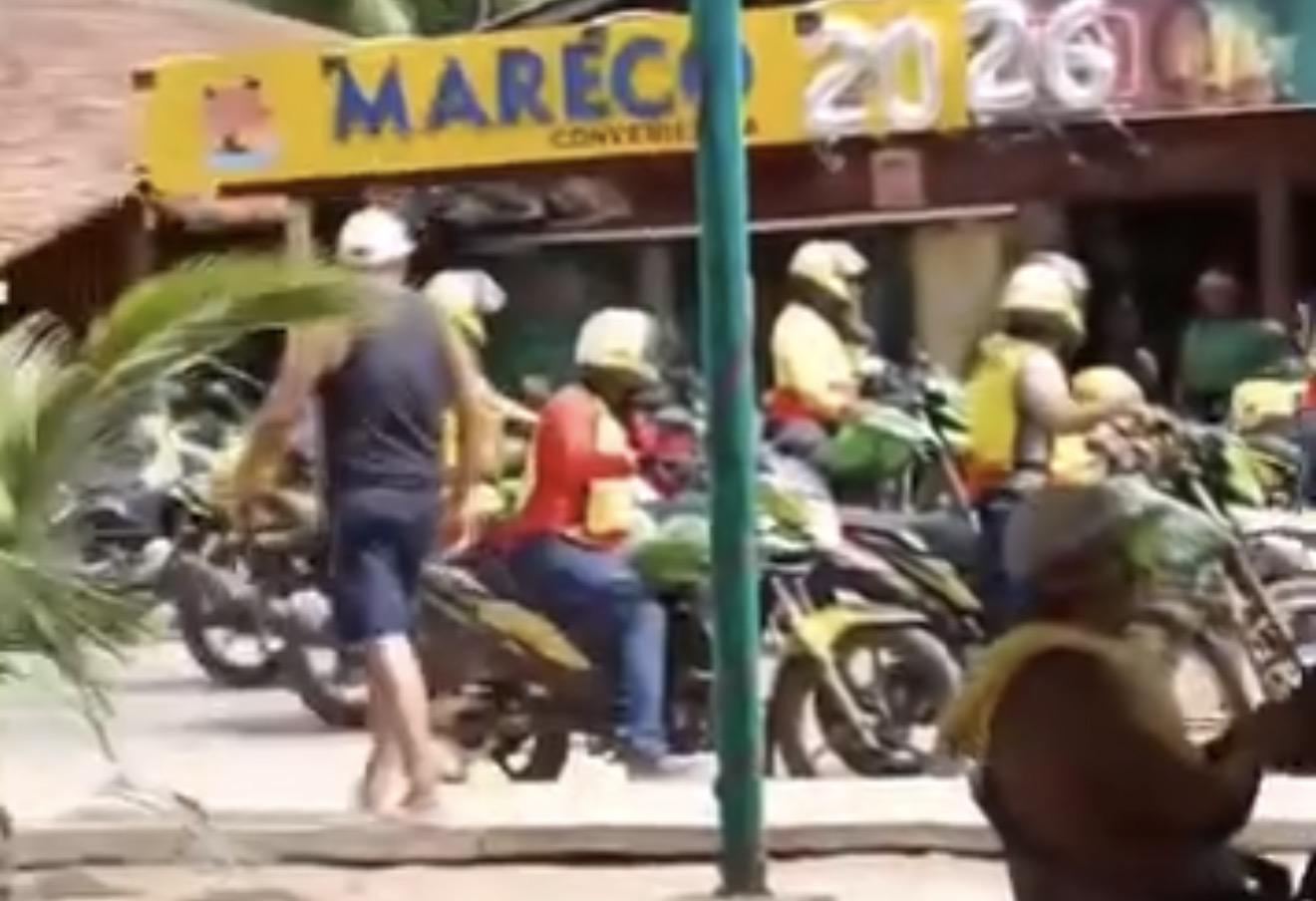 Mototaxistas impedem trabalho de motorista de APP em Barcarena