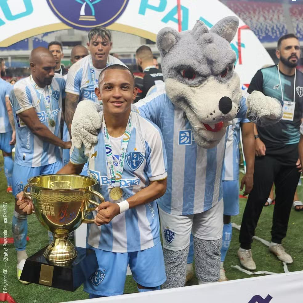 Atacante da base do Paysandu passa por período de testes no Palmeiras