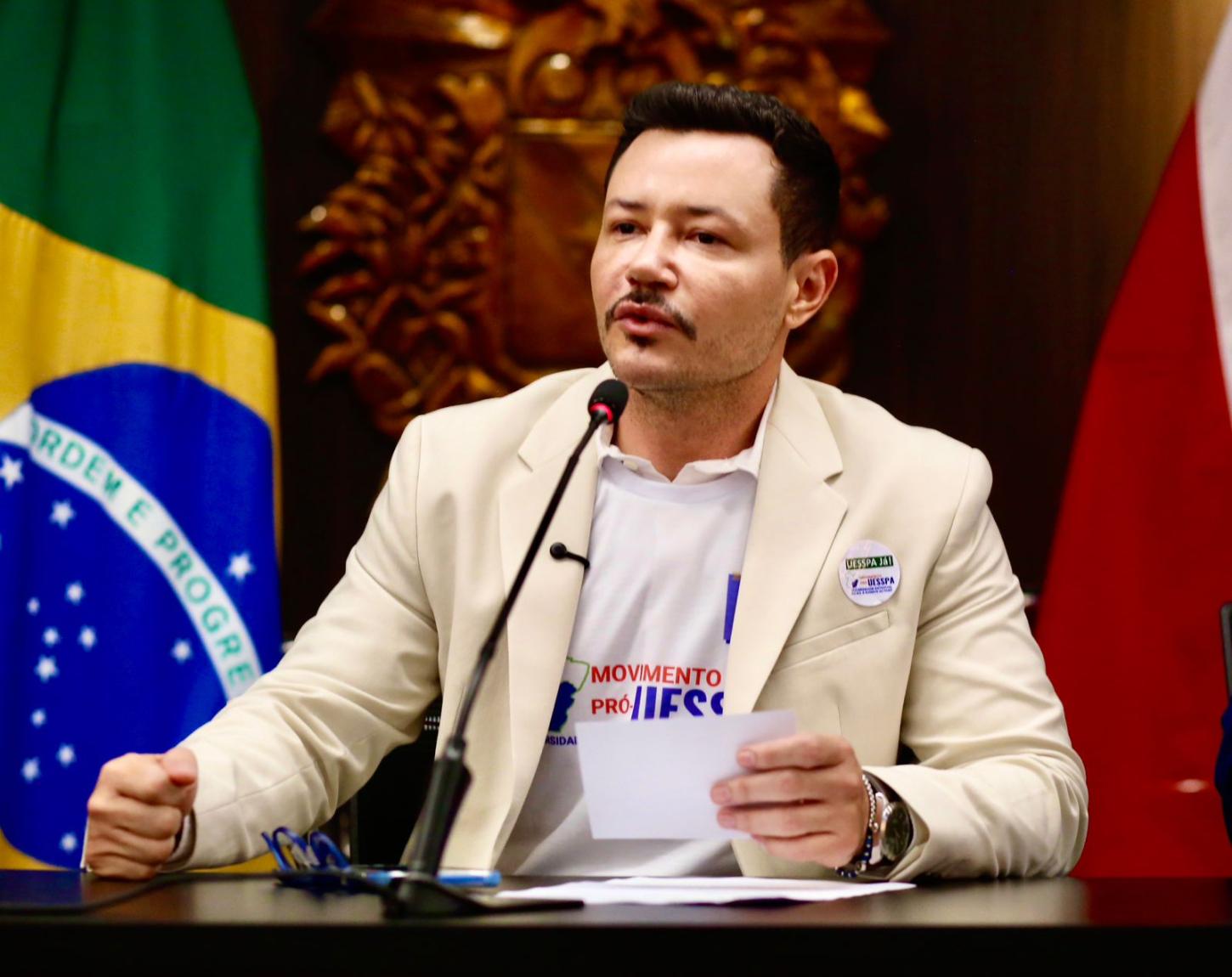 Aveilton Souza critica abandono da BR-158 e cobra soluções do Governo Federal