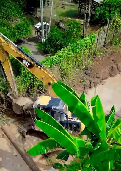 Canal do Buritizal passa por limpeza e desobstrução em Goianésia do Pará