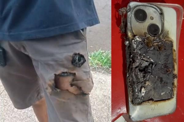 Celular explode durante ataque de cães e ajuda mecânico a escapar de ferimentos mais graves
