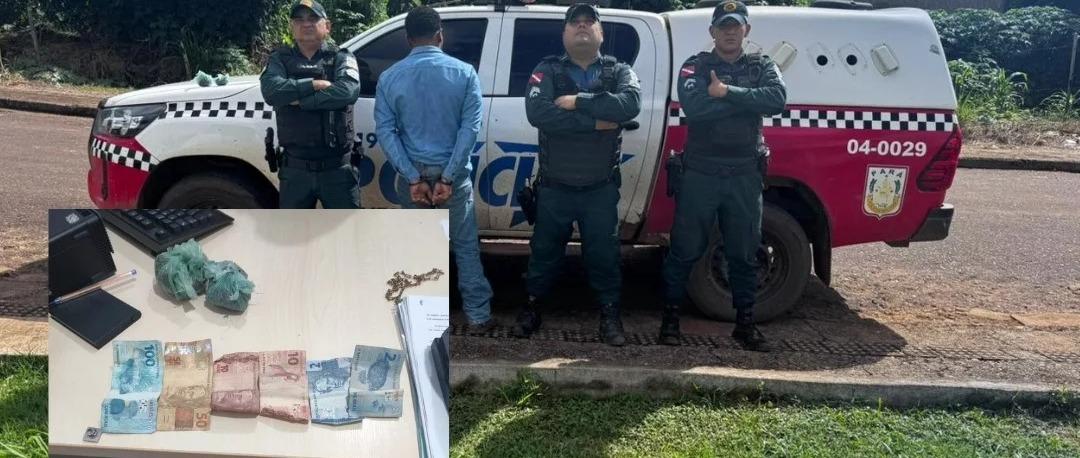 Novo Repartimento: homem é preso com drogas durante abordagem na BR-320