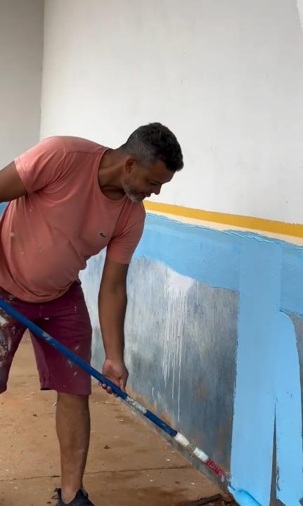 Quadra Poliesportiva de Bannach passa por revitalização