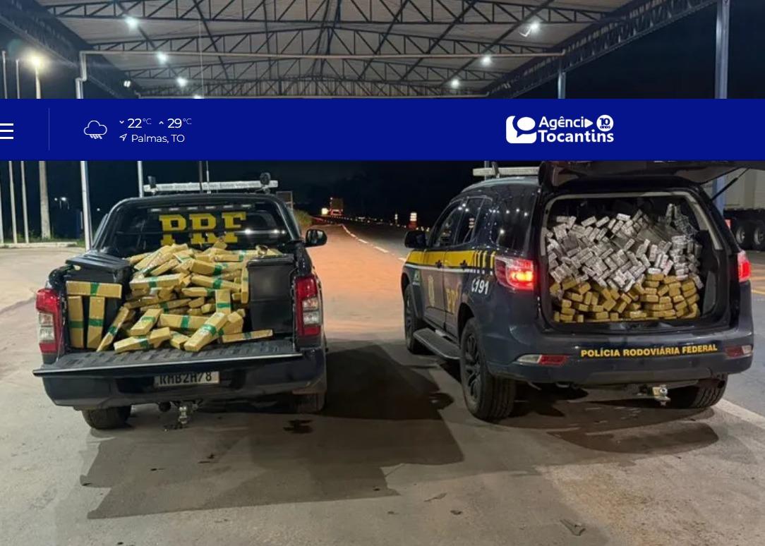 Quase 700 kg de drogas são apreendidos na BR-153, em Araguaína