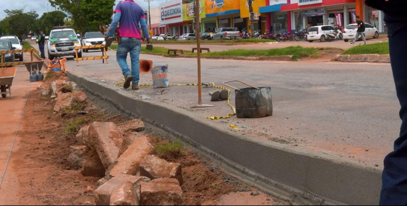 Semana em Redenção começa com obras na Avenida Araguaia
