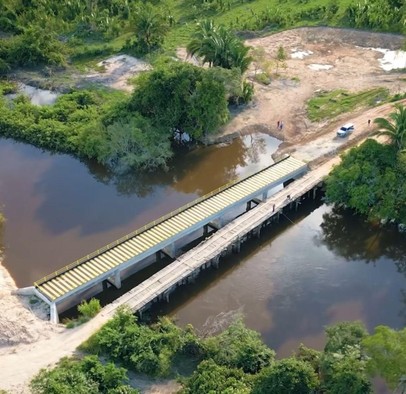 Água Azul do Norte: ponte sobre o Rio Caracol será inaugurada no dia 28 de março