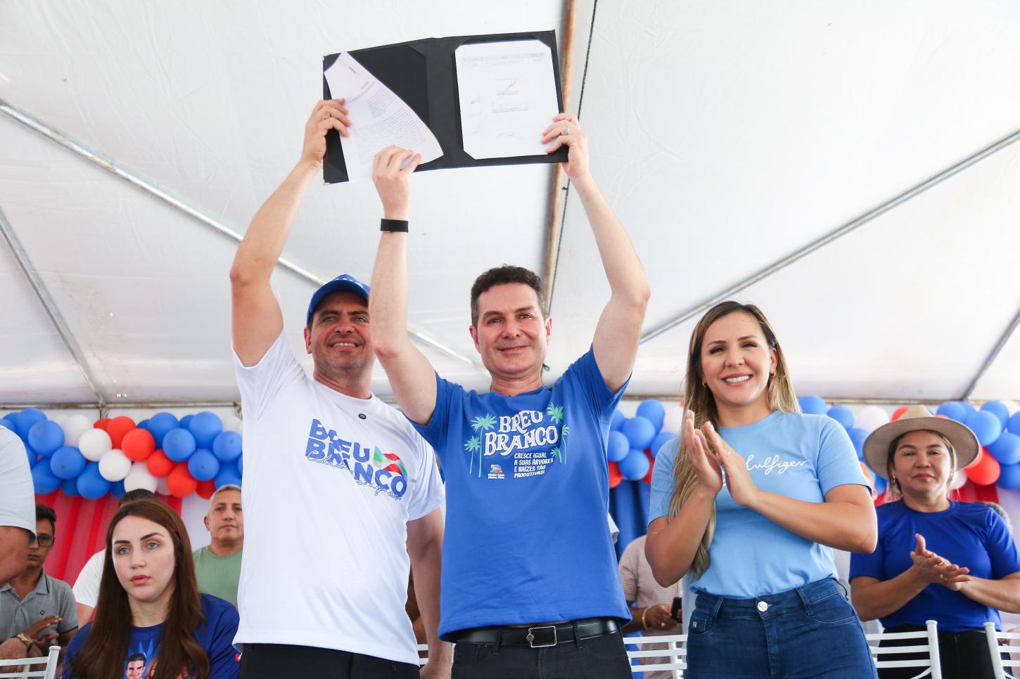 Breu Branco receberá pavimentação, novo sistema de água e obras do Minha Casa, Minha Vida, anuncia Jader Filho