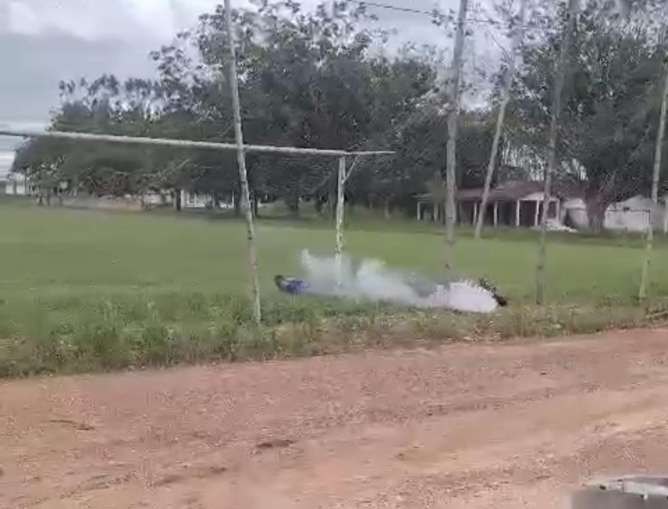 Dois homens ficam feridos após descarga elétrica, em Capitão Poço