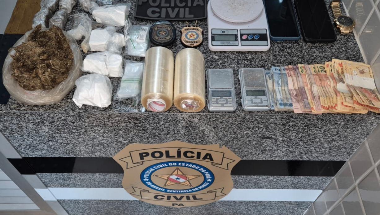 Homem é preso em flagrante por tráfico de drogas em Canaã dos Carajás