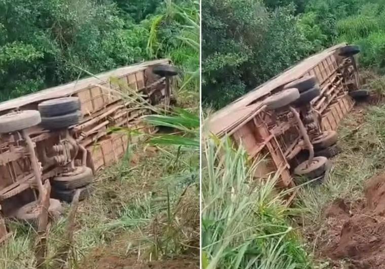 Homem morre após ônibus capotar na PA-279, em Tucumã