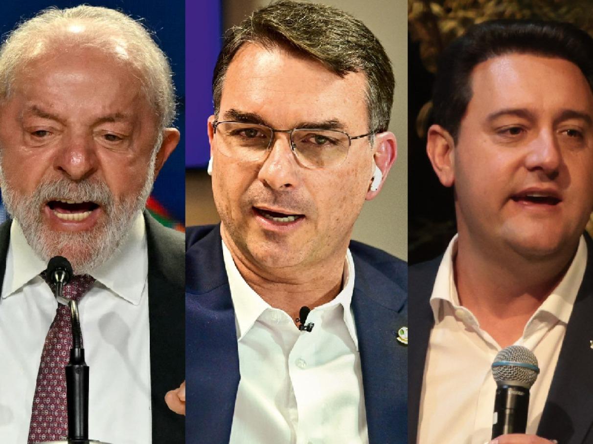 Lula ganha 1º turno, mas empata com Flávio e Ratinho no 2º, aponta Real Time Big Data