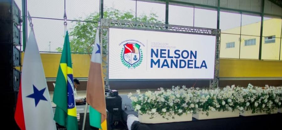 Modelo educacional cívico-militar é inaugurado na Escola Nelson Mandela em Parauapebas