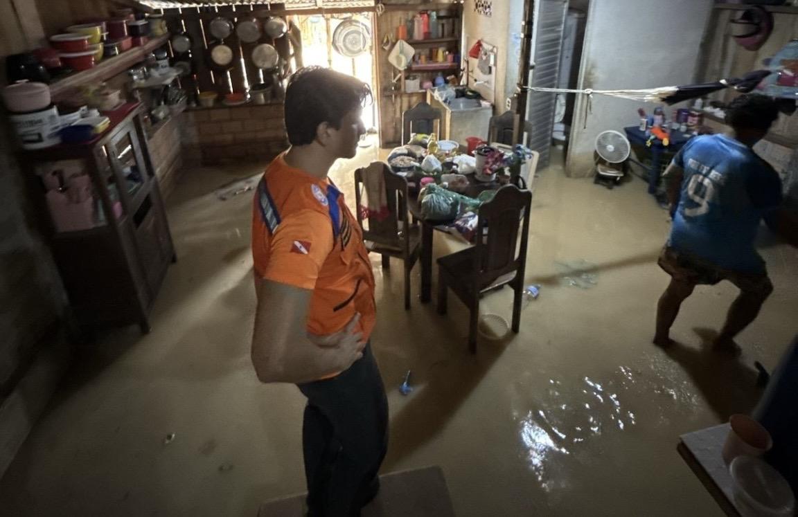 Mojuí dos Campos decreta situação de emergência após chuvas intensas