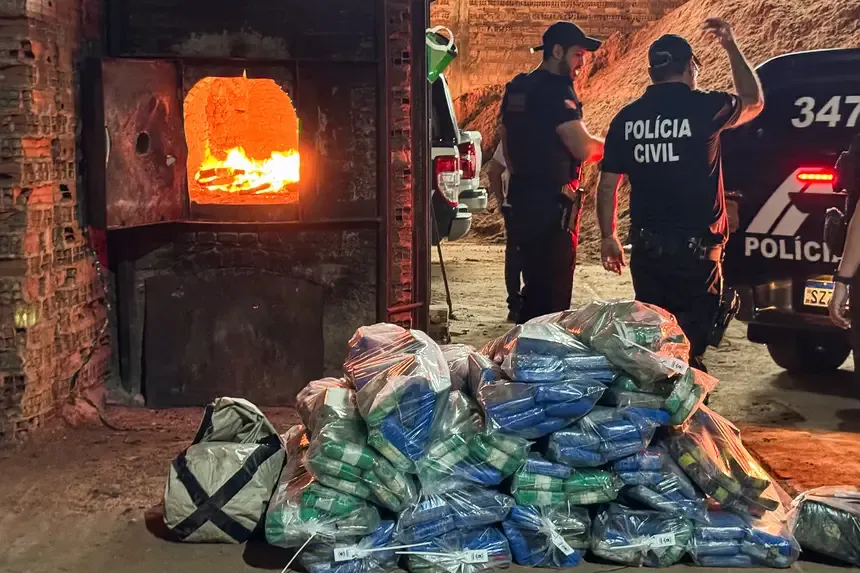 Polícia Civil incinera mais de 1 tonelada de drogas em Castanhal