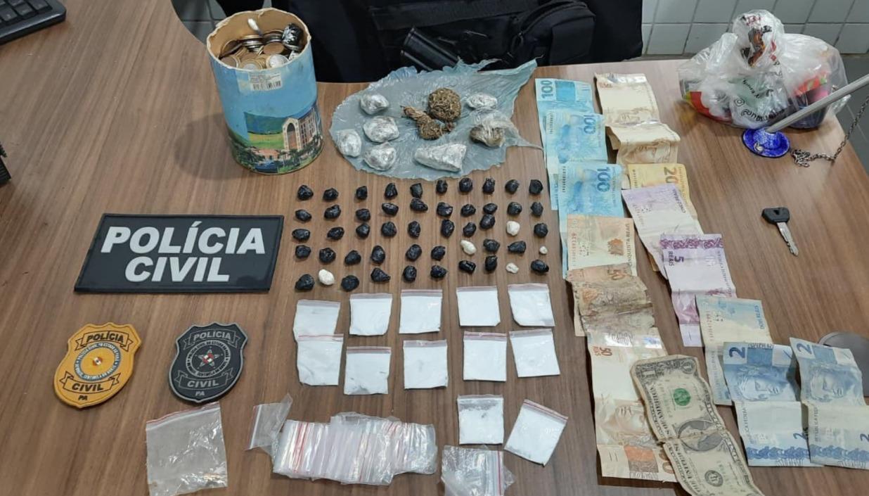 Polícia Civil prende homem em flagrante por tráfico de drogas em Xinguara